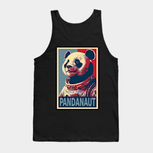 Pandanaut Funny Panda Astronaut HOPE Tank Top